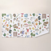 Roze Peter het Konijn Badhanddoek (Badhanddoek)