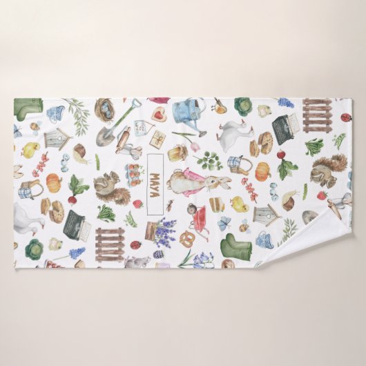 Roze Peter het Konijn Badhanddoek (Badhanddoek)