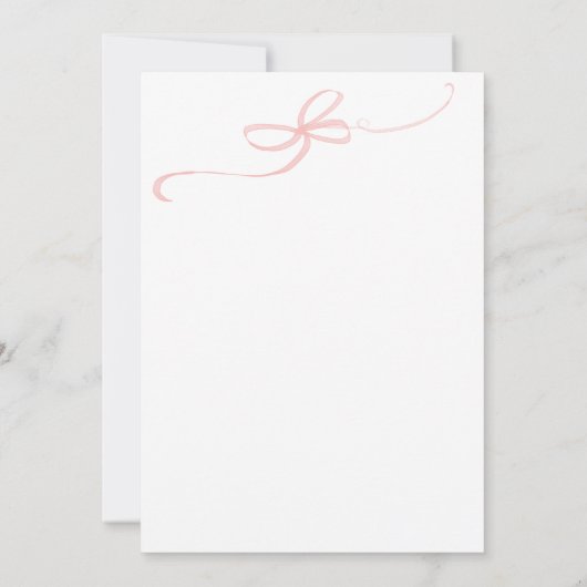 Roze Peter het Konijn Beatrix Meisje Baby shower Bedankkaart (Achterkant)