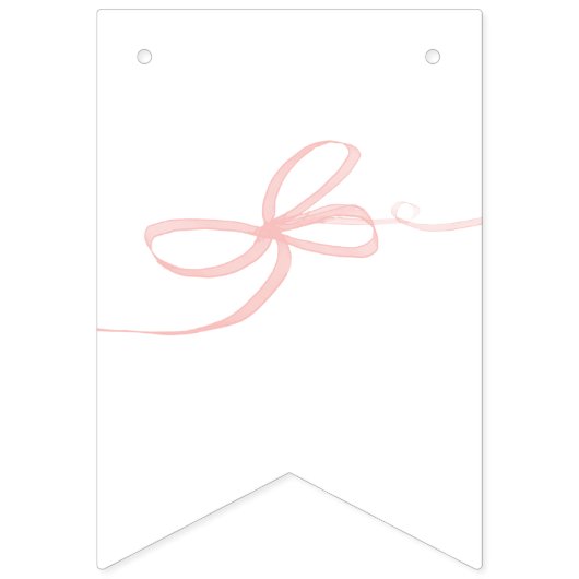 Roze Peter het Konijn Beatrix Potter 1e verjaardag Vlaggetjes (Eerste vlag)