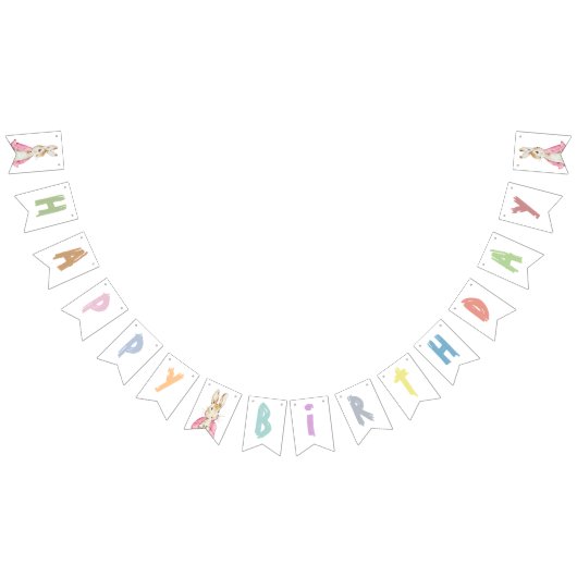 Roze Peter het Konijn Vlaggetjes (Alle)