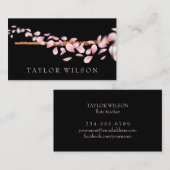 roze petroleumether visitekaartje (Voorkant / Achterkant)