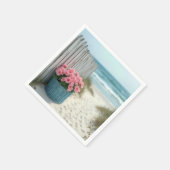 Roze Petunia Beach Basket Servet (Hoek)