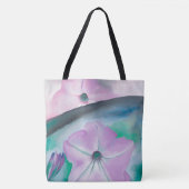 Roze petunia-bloemschilderij van Georgia O'Keeffe Tote Bag (Voorkant)
