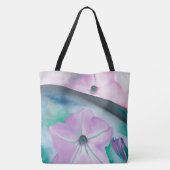Roze petunia-bloemschilderij van Georgia O'Keeffe Tote Bag (Achterkant)