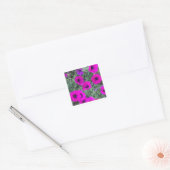 Roze Petunia Closeup Sticker (Envelop)