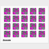 Roze Petunia Closeup Sticker (Vel)