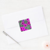 Roze Petunia Closeup Sticker (Envelop)