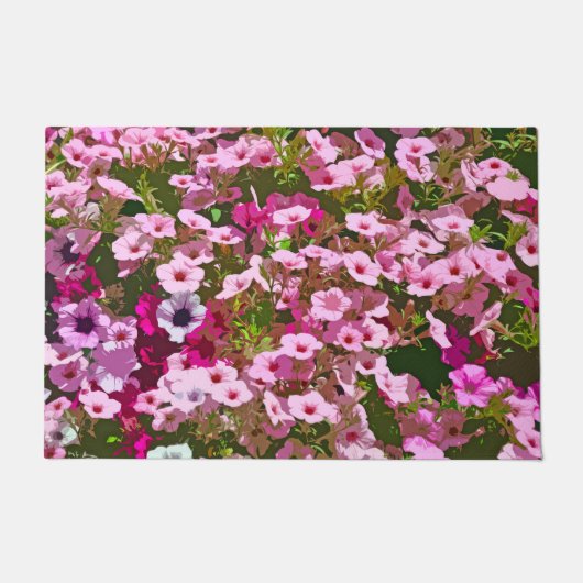 roze petunia deurmat (Voorkant)