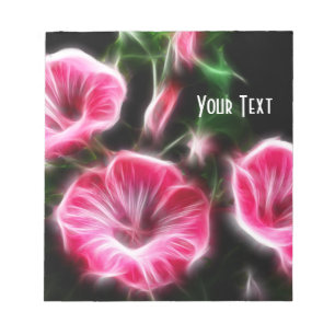 Roze Petunia Esoteric Floral Notitieblok