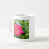 Roze Petunia Flower Koffiemok (Voorkant links)