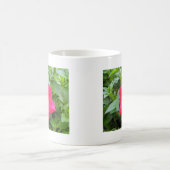 Roze Petunia Flower Koffiemok (Center)