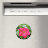 Roze Petunia Flower Magneet (Insitu (Vaatwasser))