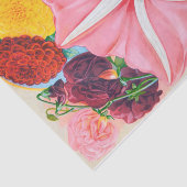  Roze Petunia Garden Flowers Weefpapier Tissuepapier (Detail)