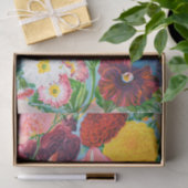  Roze Petunia Garden Flowers Weefpapier Tissuepapier (Geschenk)