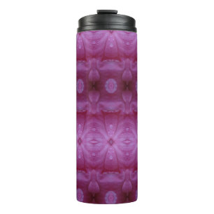 Roze Petunia Ikat 3 Thermosbeker