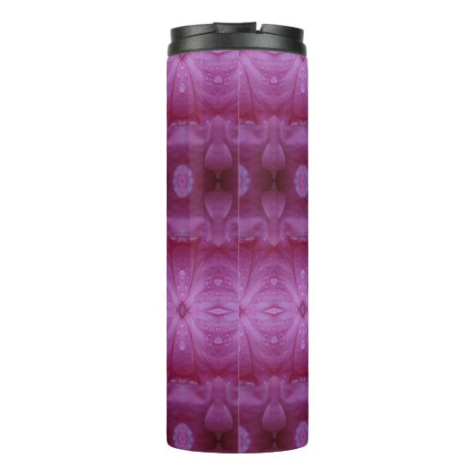 Roze Petunia Ikat 3 Thermosbeker (Achterkant)