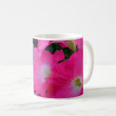 Roze petunia koffiemok (Voorkant rechts)