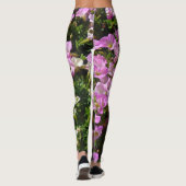Roze Petunia Leggings (Achterkant)
