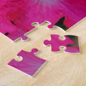 Roze petunia legpuzzel (Zijkant)