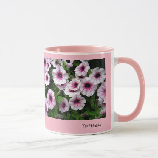 Roze Petunia Patch Mok (Rechts)