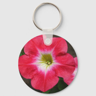 Roze Petunia Sleutelhanger