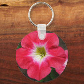 Roze Petunia Sleutelhanger (Voorkant)