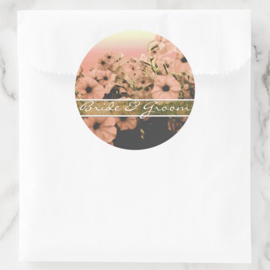 Roze Petunia Stickers (Tas)