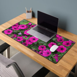 roze petunias bloemig bureaumat
