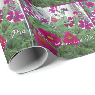 Roze Petunias Cadeaupapier