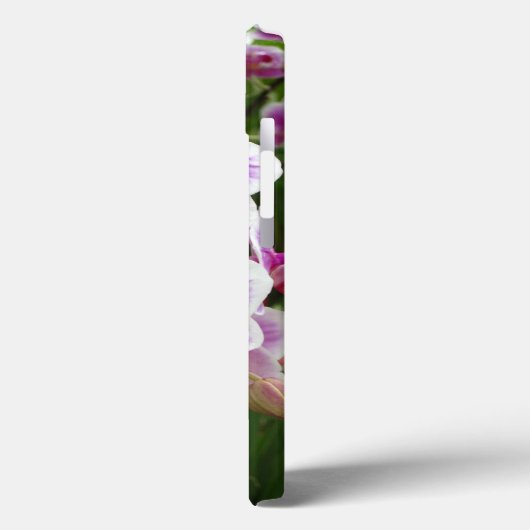 Roze Phalaenopsis iPhone 13 Hoesje (Achterkant / Links)