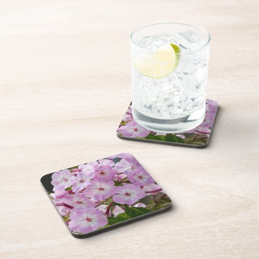 Roze Phlox Bier Onderzetter (Rechterzijde)