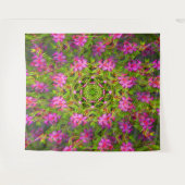  roze Phlox werveling.... Wandkleed (Voorkant (horizontaal))