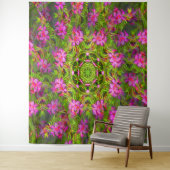  roze Phlox werveling.... Wandkleed (In situ)