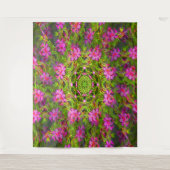  roze Phlox werveling.... Wandkleed (Voorkant)