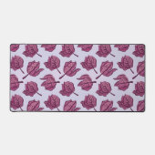 Roze Physalis Flower Pattern Pastel Botanical Bureaumat (Voorkant)