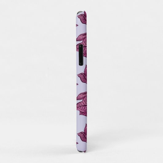 Roze Physalis Flower Pattern Pastel Botanical Case-Mate iPhone Case (Achterkant/rechts)