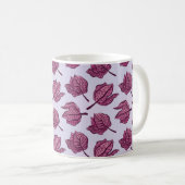 Roze Physalis Flower Pattern Pastel Botanical Koffiemok (Voorkant rechts)