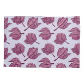 Roze Physalis Flower Pattern Pastel Botanical Kussensloop (Achterkant)