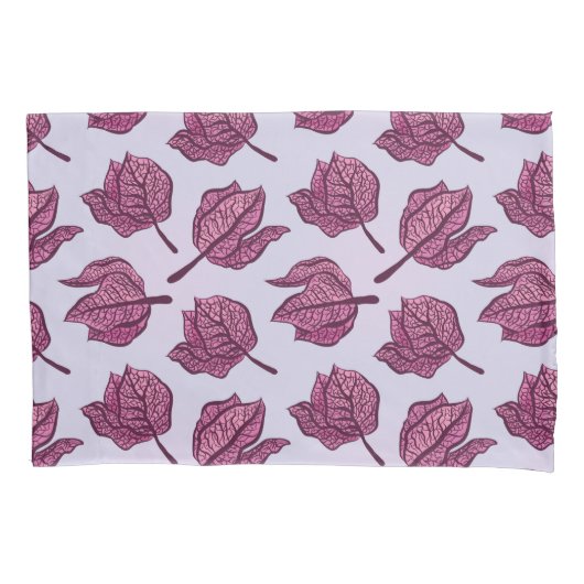Roze Physalis Flower Pattern Pastel Botanical Kussensloop (Voorkant)