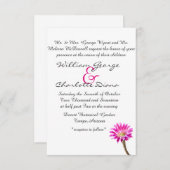 Roze Piazza cactus flower in bloem Kaart (Voorkant / Achterkant)