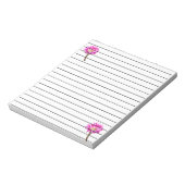 Roze Piazza cactus flower in bloem Notitieblok (Linkerzijde)