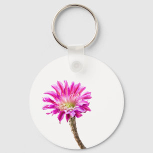 Roze Piazza cactus flower in bloem Sleutelhanger