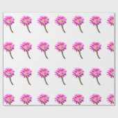 Roze Piazza cactusbloem in bloei Cadeaupapier (Vlak)
