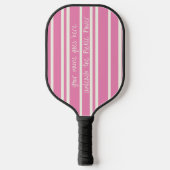 Roze Pickle Power Pickleballer speler krachtig Pickleball Paddle (Voorkant)