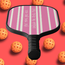 Roze Pickle Power Pickleballer speler krachtig Pickleball Paddle