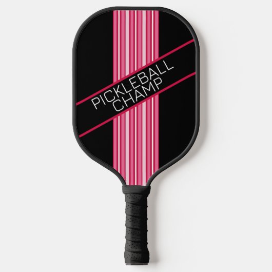 Roze Pickleball Champ Paddle (Voorkant)