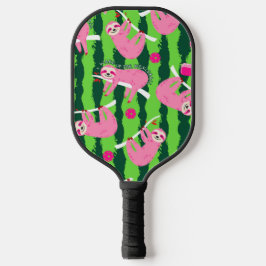 Roze pickleball luiaards 🦥 paddle