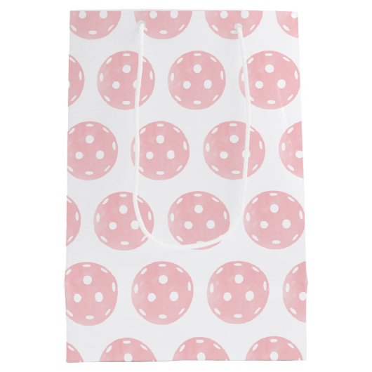 Roze PickleBall Medium Cadeauzakje (Achterkant)
