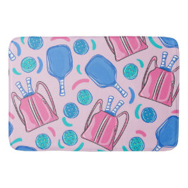 Roze Pickleball Paddles en Ballen Badmat